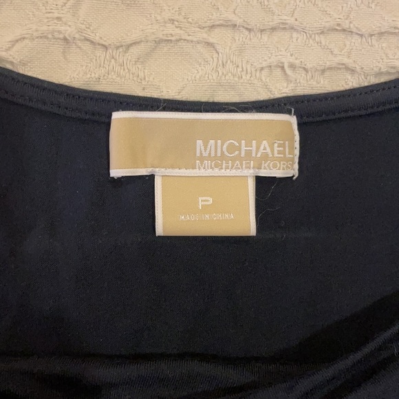 Michael Kors navy fashion basics tank top in Petite - Picture 2 of 4